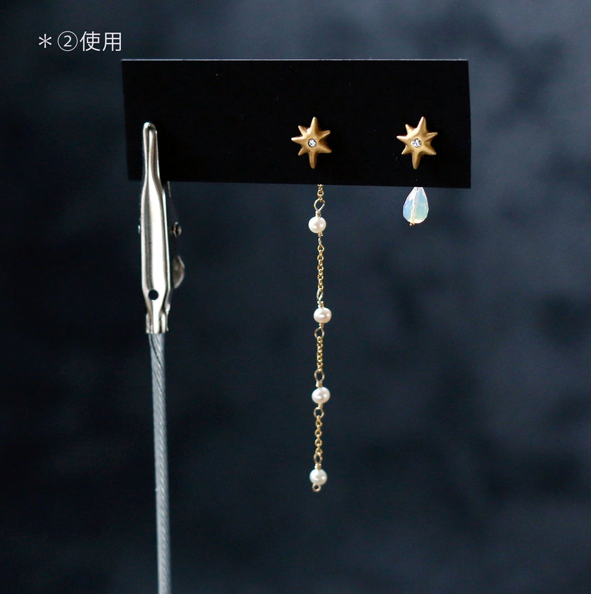 コーデが広がる着せかえチャーム:ピアス・イヤリング・イヤーカフ対応