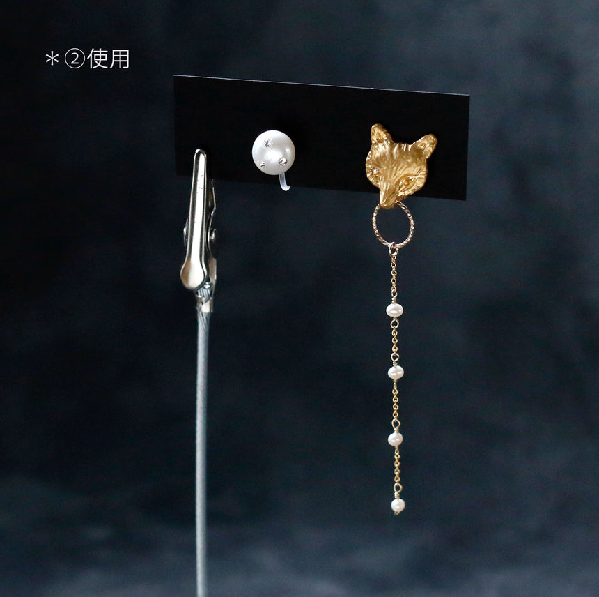 コーデが広がる着せかえチャーム:ピアス・イヤリング・イヤーカフ対応