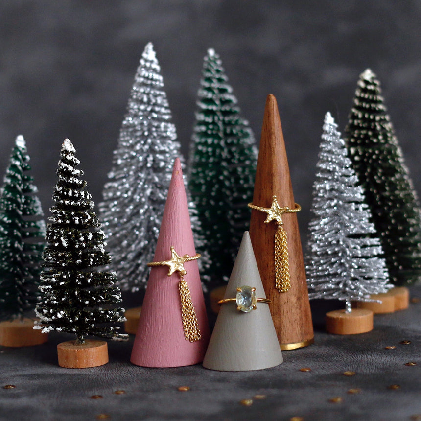 クリスマス限定セット:魔法の杖とトパーズのリング(フリーサイズ)