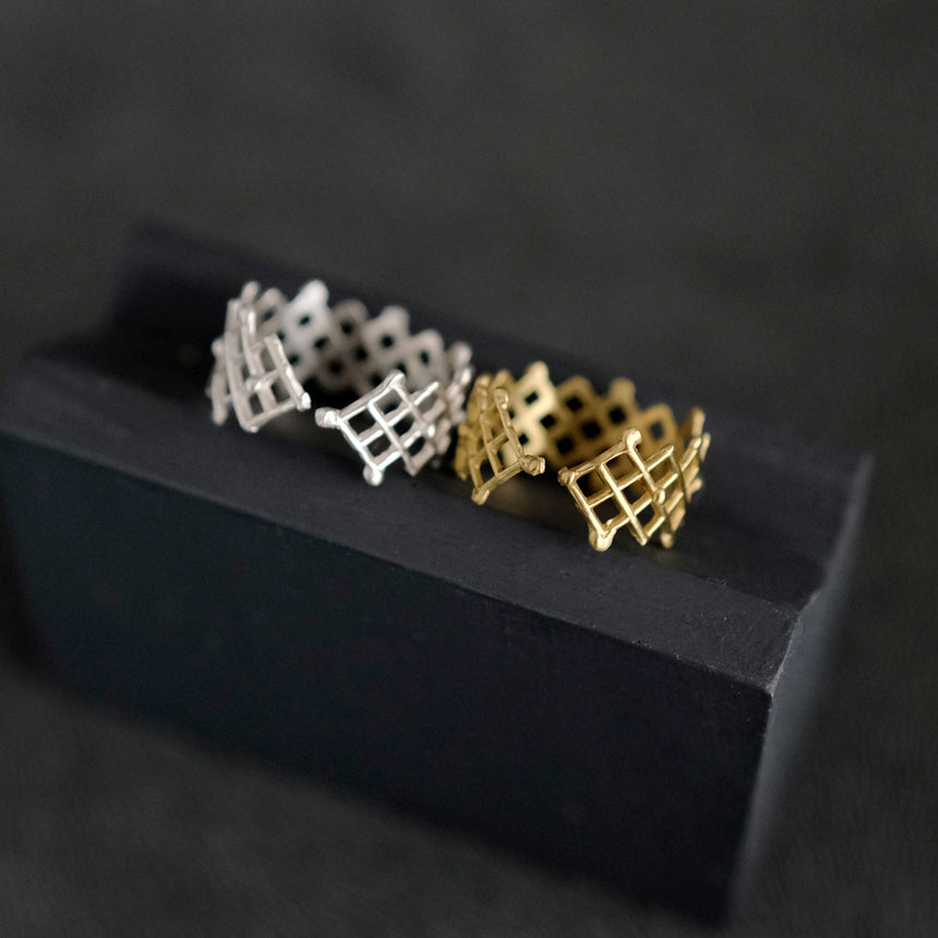 ＼ 早割 ／ はずむ幾何学のリング（フリーサイズ）