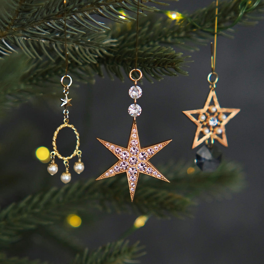 ヴィンテージ・クリスマスオーナメント：星