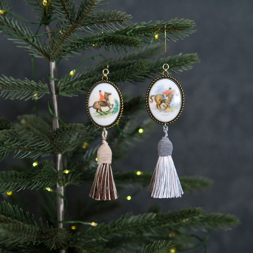 ヴィンテージ・クリスマスオーナメント：馬